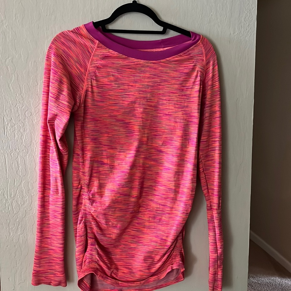 Climawear Pink and Purple Long Sleeve Top